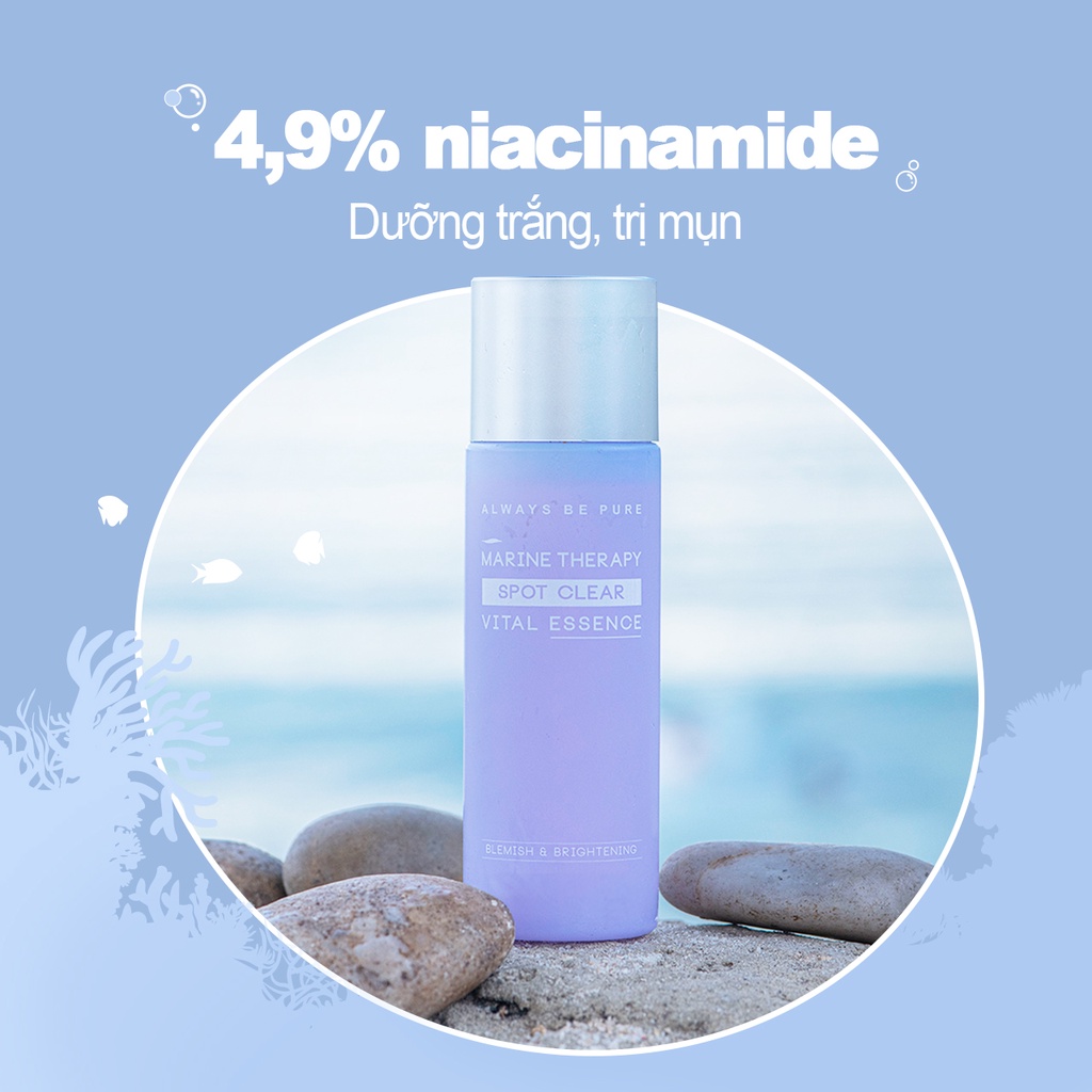 Ảnh Bộ sản phẩm sáng da ALWAYS BE PURE Marine Therapy Spot Clear Vital Essence 30ml + Dark Spot Correcting Serum 15ml 4