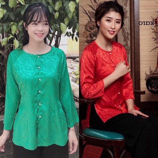 Đồ Lam Đi Chùa # Bà Ba Lụa Gấm Cao Cấp # Có Bá Lẻ Áo Và Quần # Đồ Bộ # Quần Áo