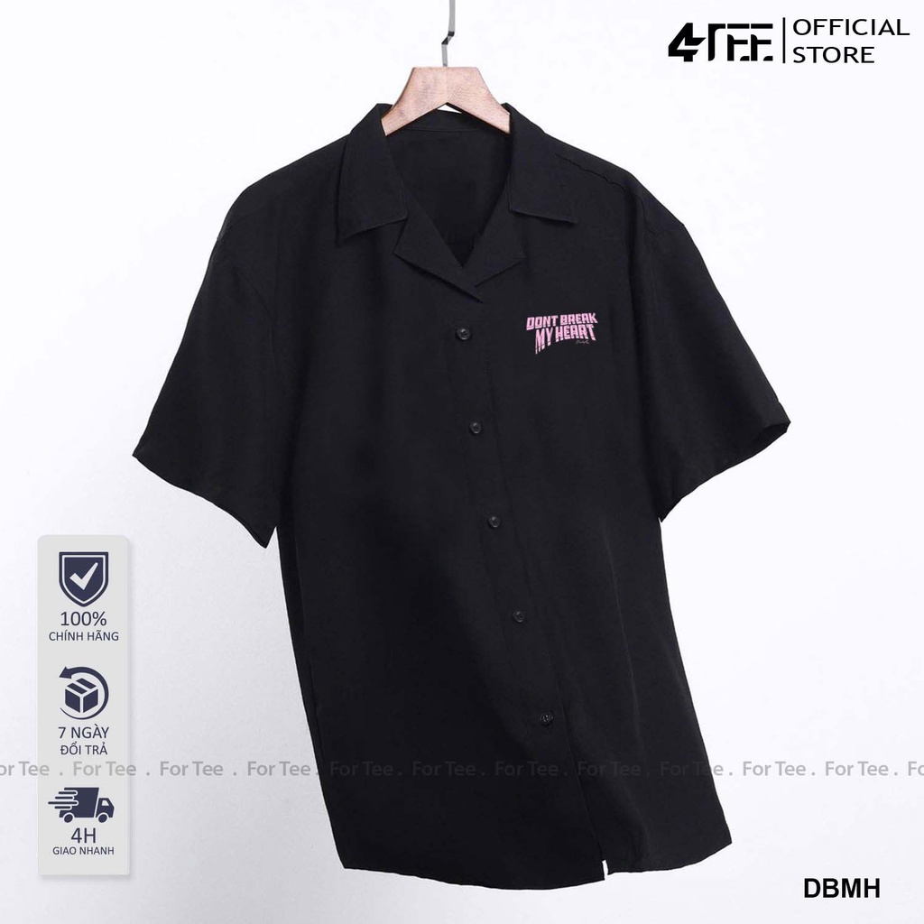 Áo sơ mi Basic Unisex form rộng , cổ vest - -NGỰC DBMH
