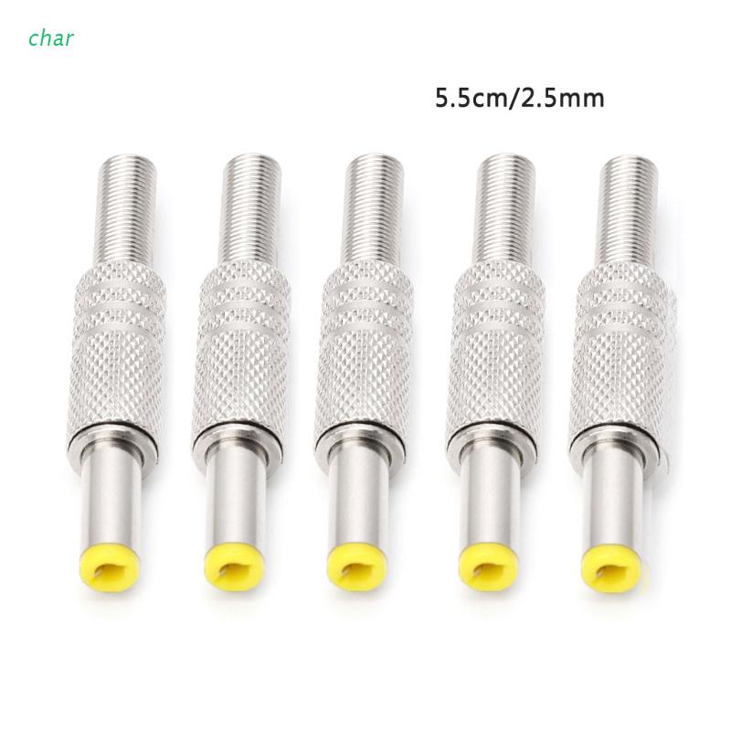 Set 5 đầu nối nguồn DC 5.5x2.5mm chuyên dụng