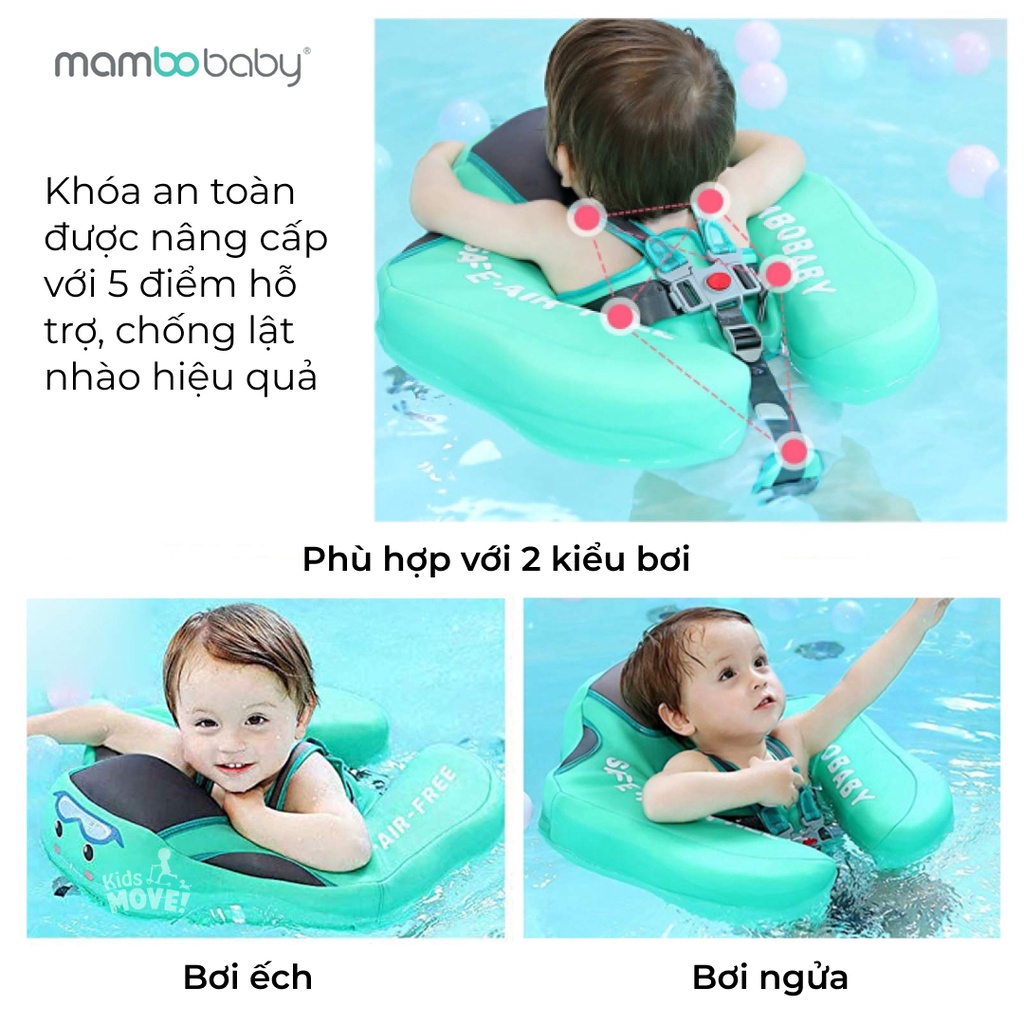 Phao bơi Mambobaby không bơm hơi