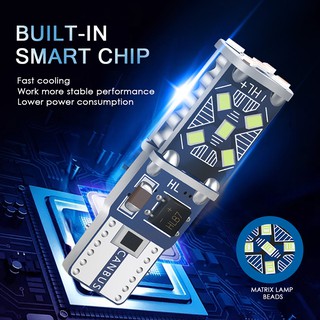 Đèn LED đỗ xe ô tô 2X T10 W5W WY5W 168 501 2825 Tự động Wedge Turn Side Bulbs Nội thất ô tô Đèn vòm đọc sách