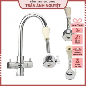 Đầu Nối Tăng Áp Lực Nước 2 Chế Độ Cho Tất Cả Vòi Rửa Với Cấu Trúc Uốn Dẻo Thông Minh