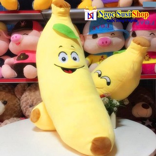 [GIÁ SẬP SÀN] Gấu bông TRÁI CHUỐI SIZE LỚN ẢNH THẬT SIZE 50CM DÀI 45CM - Thú nhồi bông đồ chơi doll toy TRÁI CHUỐI
