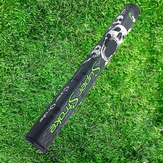 2.0 Skull Print Golf Super Stroke Putter Club Grip Ultra Slim Mid for Outside Playing