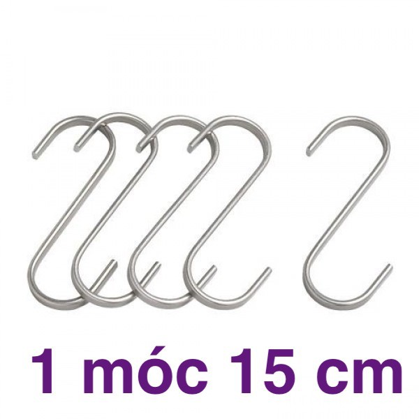 móc treo inox size lớn 15cm hình chử s M2T | Shopee Việt Nam