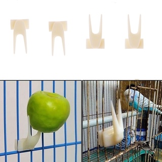 Set 5 Nĩa Ăn Trái Cây / Thức Ăn Gắn Lồng Chim Vẹt Bằng Nhựa