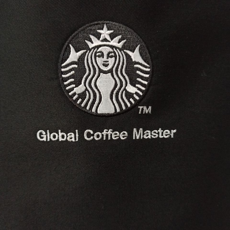 Tạp dề Starbucks World Coffee Master màu đen chống thấm nước Túi đôi ...