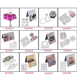 Tình Yêu * Hoa Nền Cắt Kim Loại Chết Stencil DIY Thêu Sò Album Tem Giấy