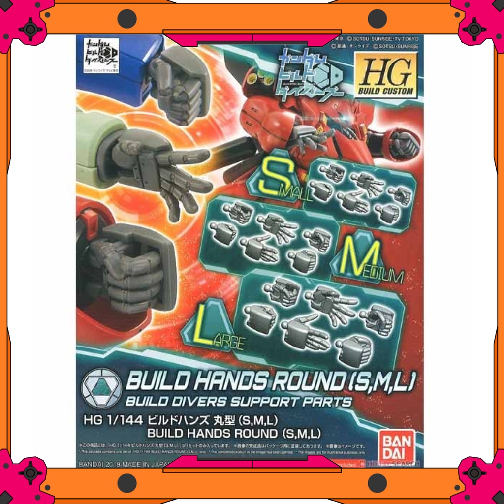 Mô hình Phụ kiện HG BC BD Build Hands Round S,M,L | Shopee Việt Nam