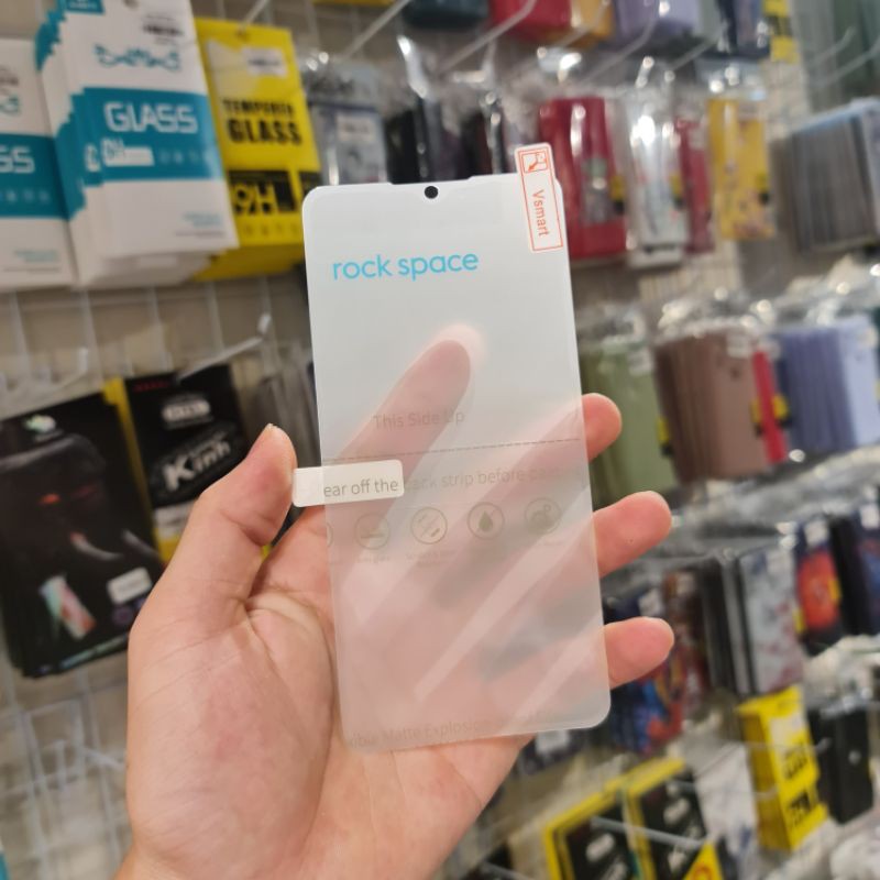 Mặt Trước - Cường lực PPF Rock Space nhám chống vân Vsmart Live/ Live 4/ Aris/ Aris Pro/ Active 3...