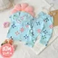 Đồ Bộ Bé Gái Mặc Nhà Tay Ngắn Quần Dài Pijama Lụa Cao Cấp Cho Bé Gái_BM18