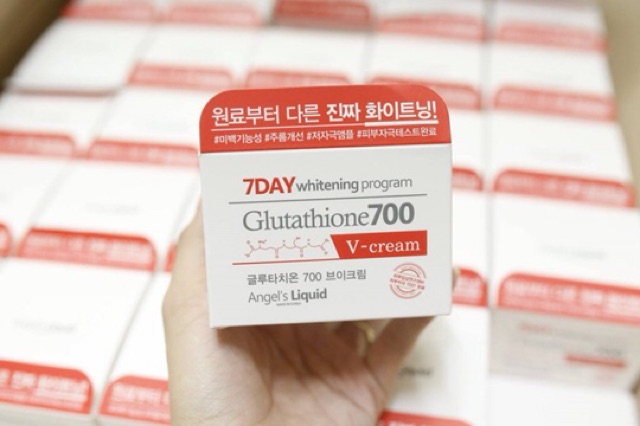 Kem Dưỡng Da Angel's Liquid 7Day Whitening Program Glutathione 700 V-cream