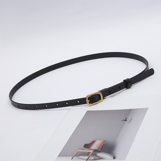 Thắt lưng da nữ, dây nịt da thật, bản nhỏ, váy đầm 1.3cm W38