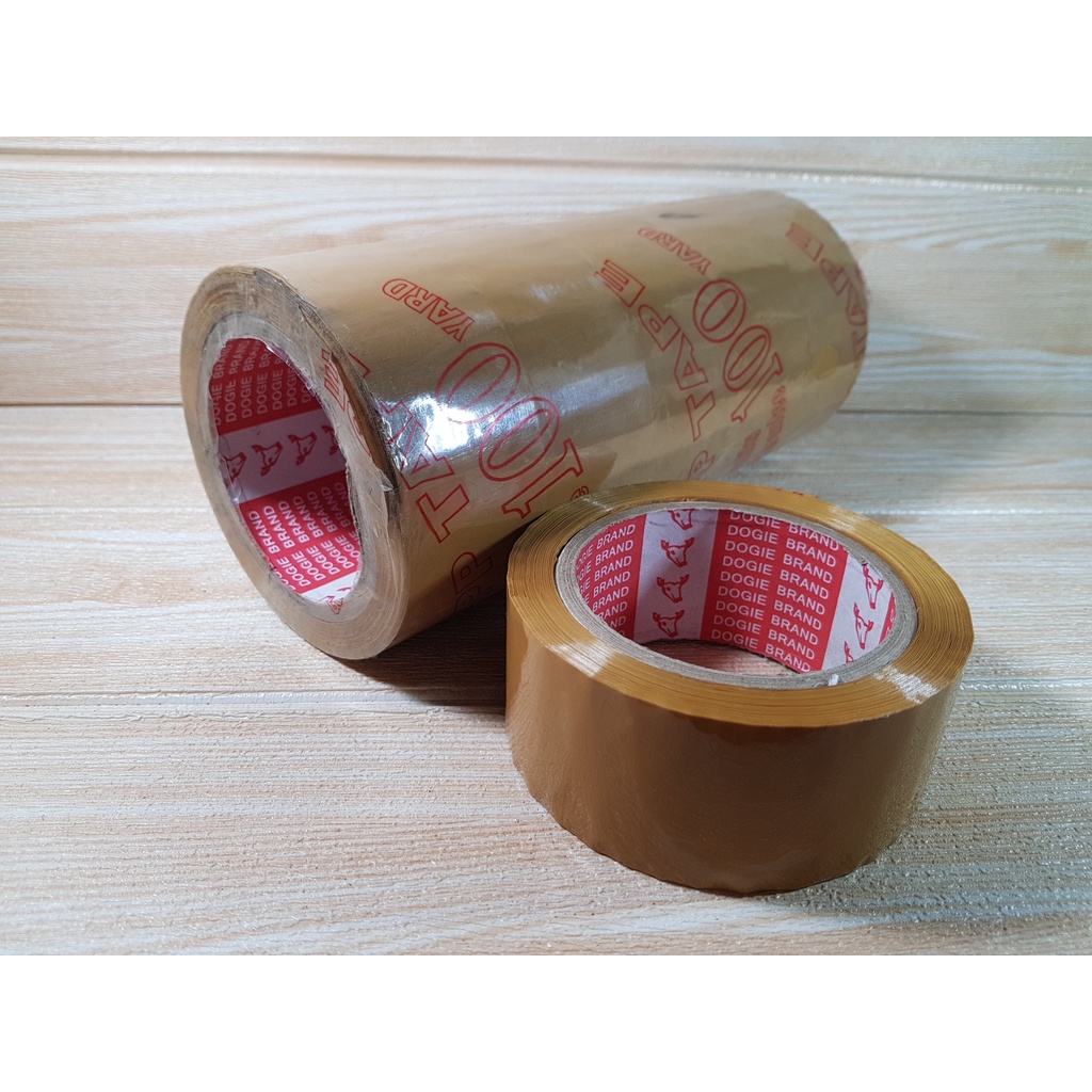 băng keo vàng / keo dán thùng màu vàng 47mm* 100 vòng