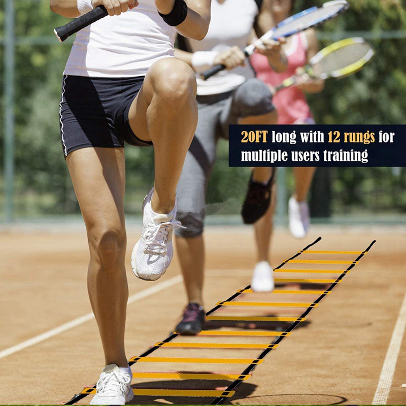 Agility Ladder Set Training Ladder with 12 Training Disc for Soccer