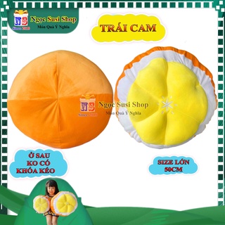 [ẢNH THẬT] GẤU BÔNG HÌNH TRÁI CAM I THÚ NHỒI BÔNG HÌNH TRÁI CAM ÔM NGỦ TRANG TRÍ SIÊU ĐẸP