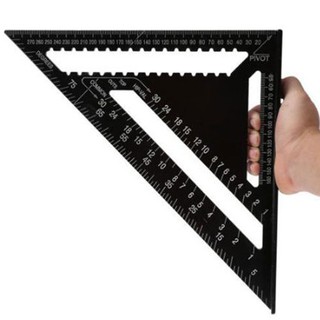 Thước ke góc vuông bằng hợp kim nhôm dài 18cm 30cm , thước tam giác nhôm dày , vạch số khắc chìm rõ nét
