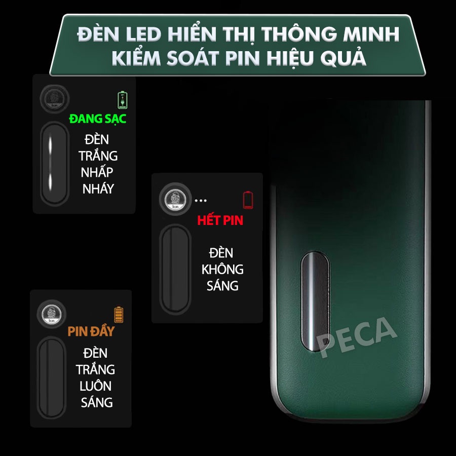 Ảnh Tông đơ chấn viền cao cấp Kemei KM-5098 thiết kế độc đáo kết hợp cạo đầu, khắc tóc, fade trắng chân tóc- Hàng chính hãng 3