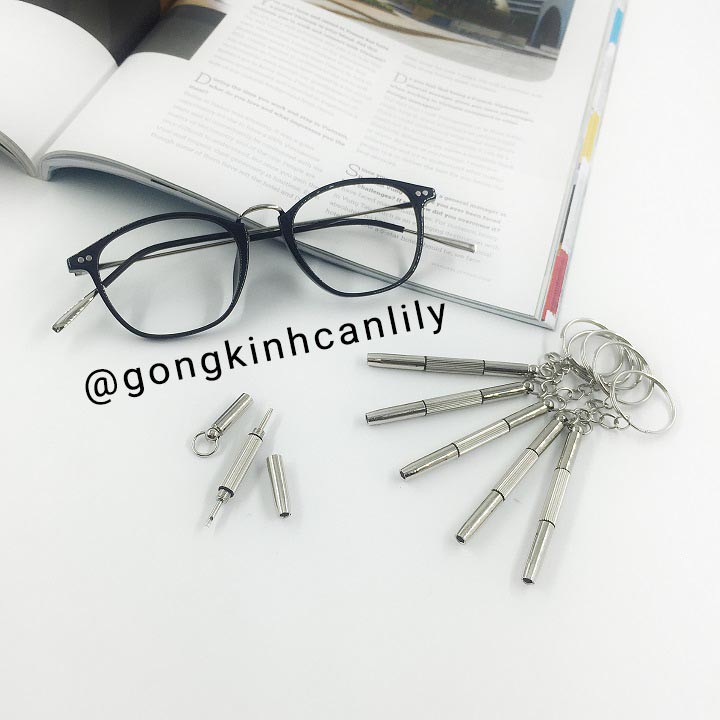 Ảnh Móc vít điều chỉnh gọng kính LILYEYEWEAR làm từ kim loại cao cấp nhỏ gọn giúp chiều chính kính dễ dàng tiện lợi 2