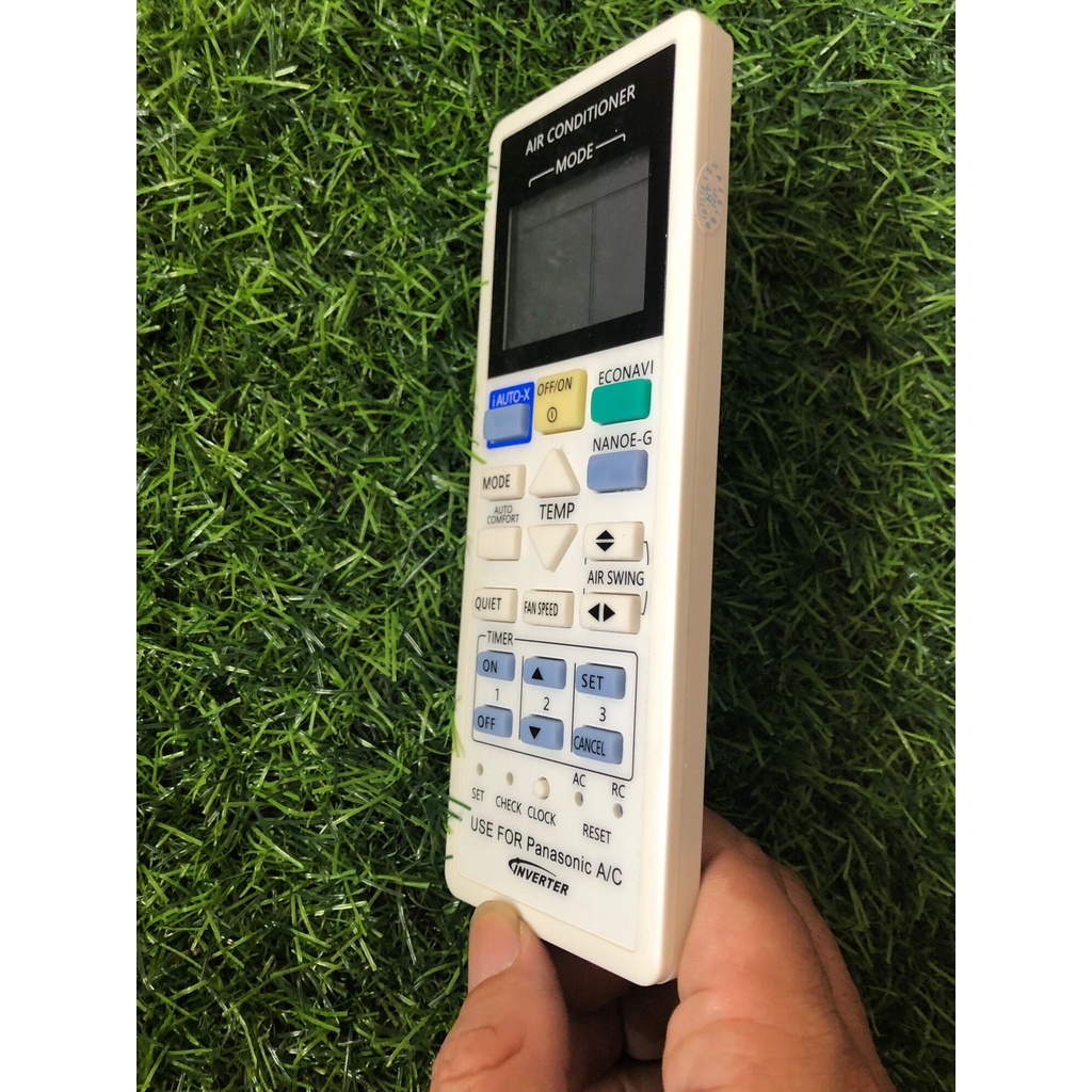 Điều khiển điều hòa Panasonic inverter-A75C4143 1 chiều ,2 chiều loại tốt thay thế khiển zin theo máy - Tặng kèm pin