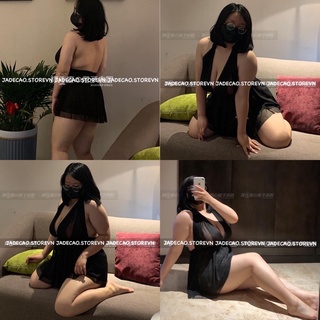 VÁY NGỦ CỔ YẾM HỞ LƯNG BIG SIZE