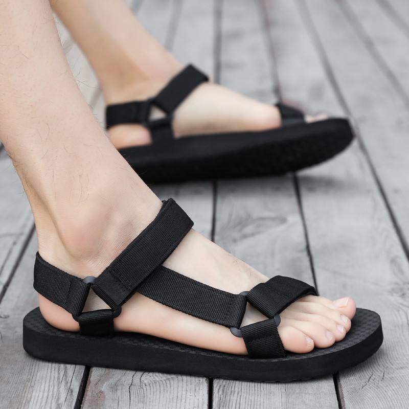 35 ~ 48Couple Sandal Harajuku ulzzang giày đi biển thời trang hàn quốc Xăng đan nhẹ Dép Sandal đơn giản