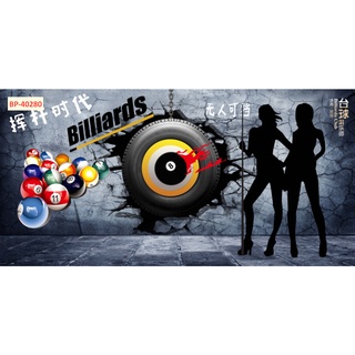 Tranh dán tường club bi-a bằng vải lụa 3D mẫu mới cập nhật, hình ảnh sắc nét, không phai màu
