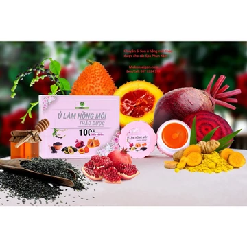 SON Ủ HỒNG MÔI THẢO DƯỢC MẸ KEN (NEW)- Cực Tốt cho môi xăm, môi khô và môi thâm,Làm hồng môi giúp môi lên màu đều đẹp