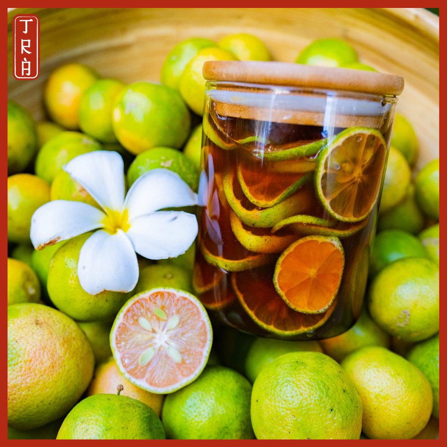 Chanh Đào Ngâm 100% Mật Ong Rừng Hà Giang - Hũ 750ML