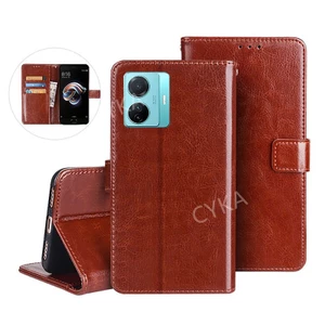 Vivo Y38 5G Y03s Y03t vivo V2323 V29 5G Y17s Y35 4G Y30 5G Y16 5G Y02S Y01A Y77 5G Ví Lật Da Doanh Nhân Fundas Bao Capa Phụ Kiện Đựng Thẻ