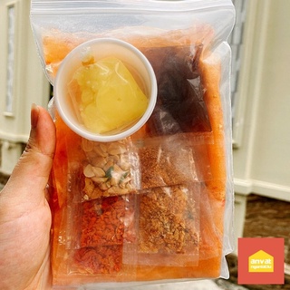 Bánh tráng dẻo tôm chấm sốt bơ me - Bánh tráng me bơ Tây Ninh siêu hot, ngon rẻ tiện lợi