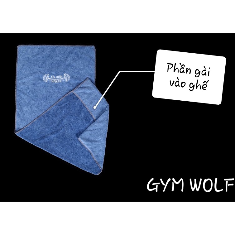 Khăn tập GYM cao cấp chữ FIT bản lớn (42x95cm) cực thấm hút mồ hôi và mềm mại.