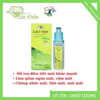 Laci-eye có công dụng gì đối với cảm giác khô, cay trong mắt?
