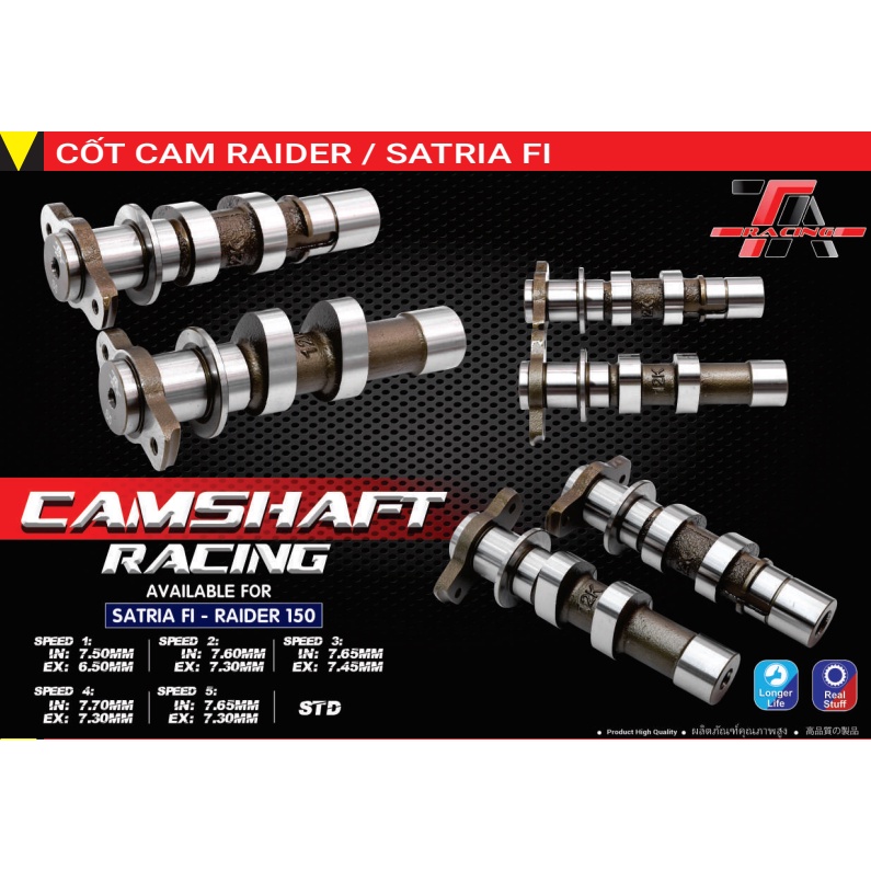 Cốt cam độ Raider xc và Fi S1 S2 S3 Chính hãng TA Racing | Shopee Việt Nam