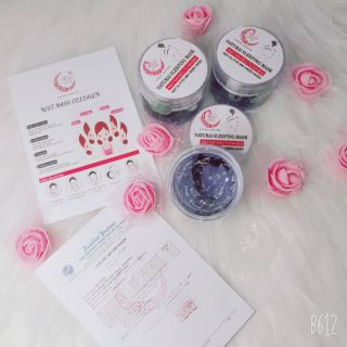 Mặt nạ ngủ hoa đậu biếc handmade Moon Ship