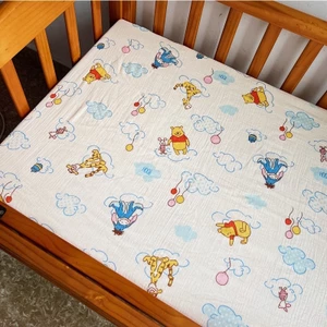 Ga/Drap Xô Muslin Chun CÒ BABY Bọc Đệm, Giường, Nôi, Cũi Cho Bé kích thước lớn