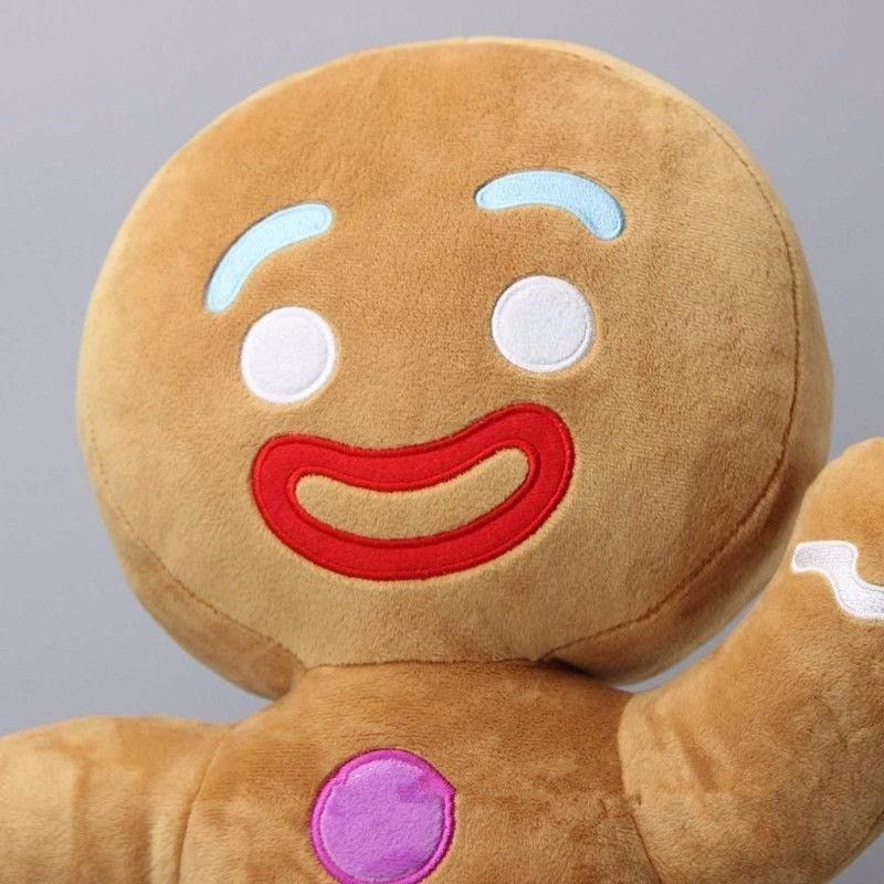 Shrek Adventure Gingerbread Man Gingy Sang Trọng Đồ Chơi Thú Nhồi Bông Mềm Trẻ Em