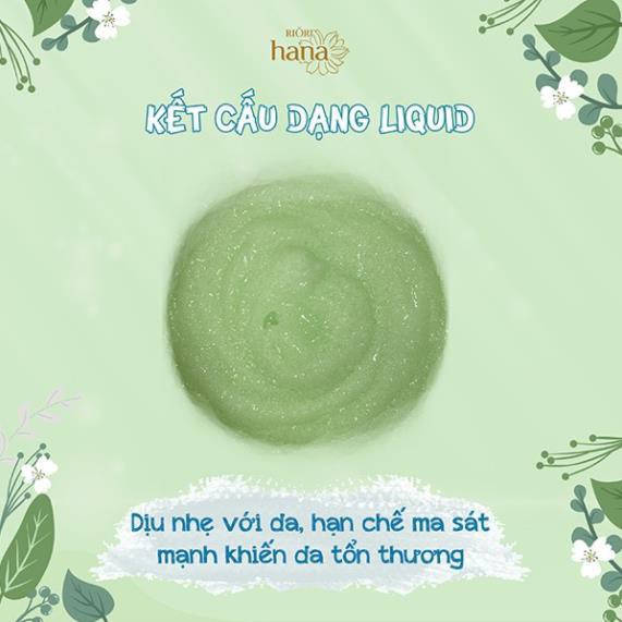 Ảnh Muối Tẩy Tế Bào Chết RIORI HANA REFRESHING BODY SCRUB 250g (Mẫu Mới) 4