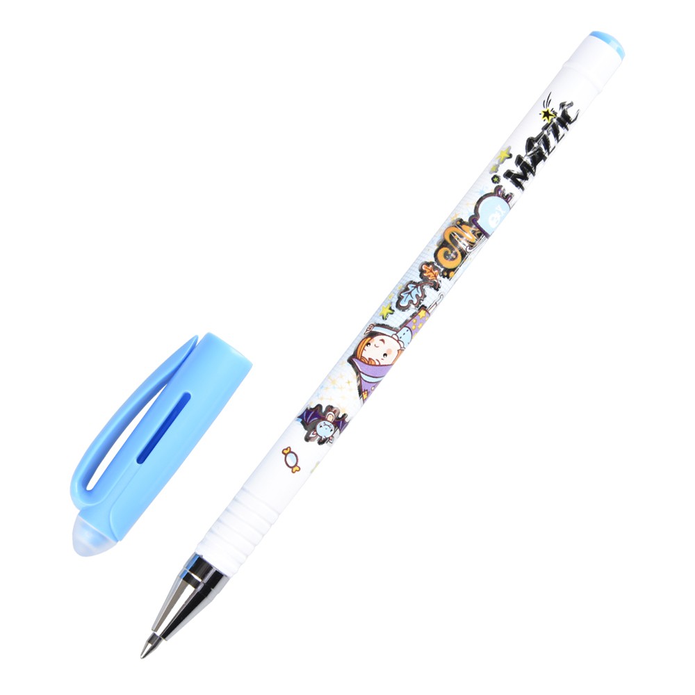 [21-31-7 Tặng sticke] Bút Gel Điểm 10 TP-GELE01 xóa được thiết kế đơn giản và hiện đại Thân và nắp bút bằng nhựa trong
