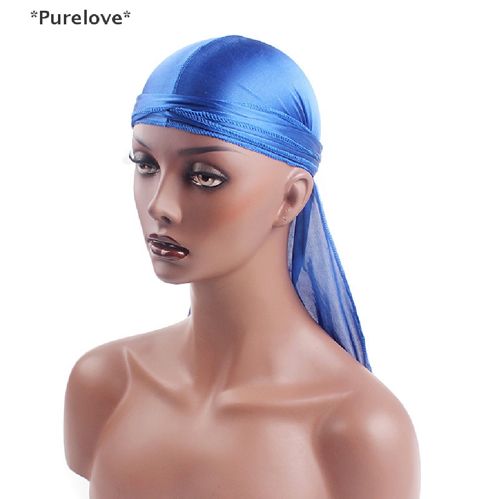 Mũ trùm đầu bandana vải lụa QrhYK cho nam nữ
