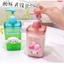 Bình Đựng Dầu Gội / Sữa Tắm Dạng Nhấn Trong Suốt Hình Hello Kitty 420ml
