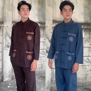 Đồ Lam Đi Chùa # Lãnh Tụ 3Túi # Đồ Bộ Nam # Quần Áo