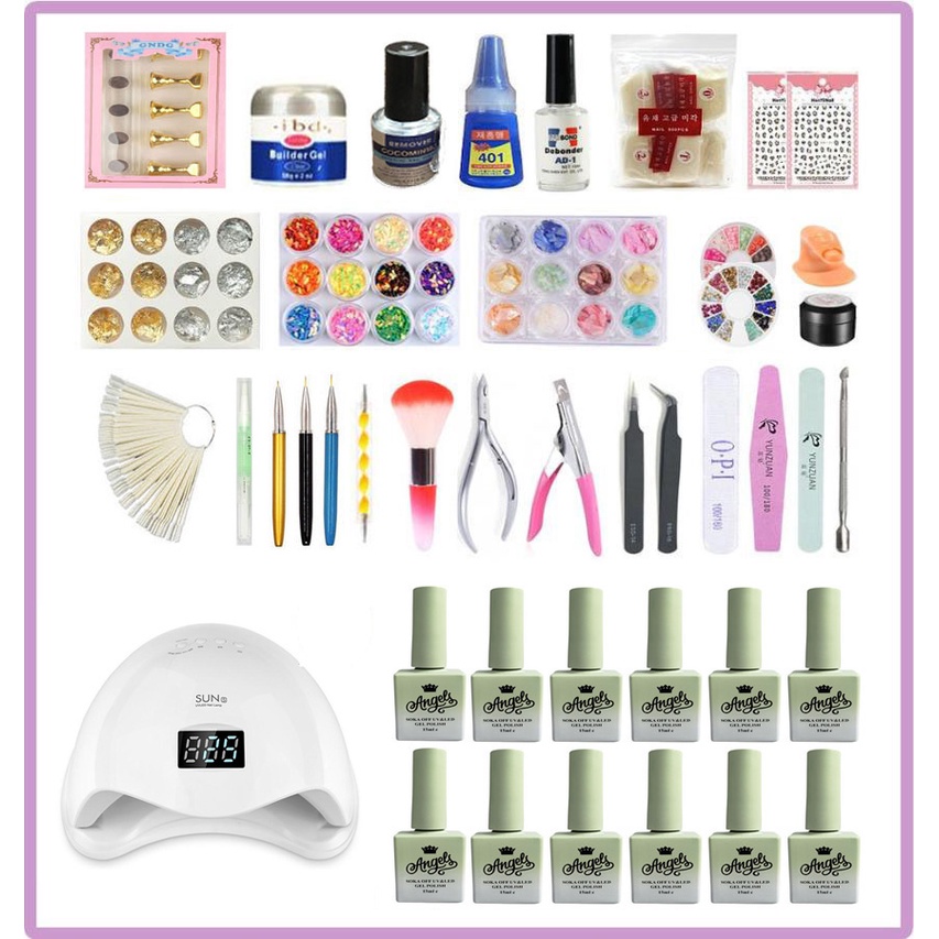 Bộ Đồ Học Viên Nail - Làm Móng Sơn Gel - Combo Làm Móng Tại Nhà | Shopee  Việt Nam