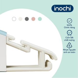 Móc áo đầm vuông Inochi - Hara 180( set 10 chiếc) màu Trắng ngọc/Trắng kem/ Ghi sữa/Hồng nhạt/Xanh