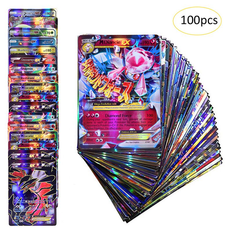 Set 100 Thẻ Bài Pokemon Chơi Cho Bé