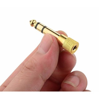 jack chuyển đổi âm thanh 3.5mm sang 6.5mm - đầu chuyển 3.5mm sang 6.5mm