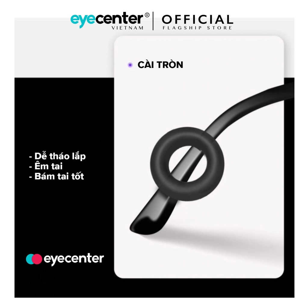 Ảnh Chốt cài tai chống rơi kính, tuột kính EYE CENTER kính mắt nam nữ, trẻ em, kính mát thời trang 2