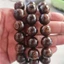 Vòng Tay Trầm Hương Tròn Đơn Sánh Chìm Nước 18mm- May mắn-Tài lộc-Trầm Hương Tự Nhiên - Trầm Hương Bình An.