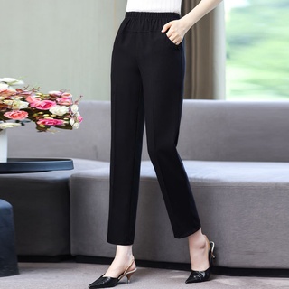 Quần Lanh Cotton Cho Phụ Nữ Trung Niên AQ12 - Hàng Quảng Châu Cao Cấp
